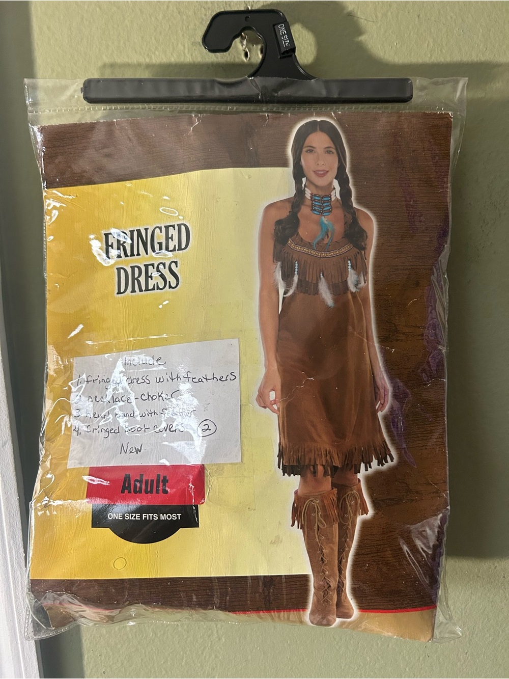 New Robe Avec Franges -Inspired Brown Fringe Halter Dress with Accessories